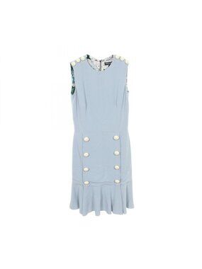 Dolce & Gabbana Dress Floral Pattern No Sleeve Brayon